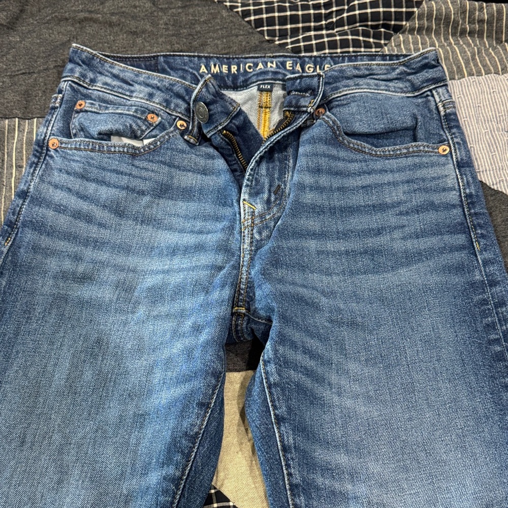 American Eagle Outfitters Men's Denim Slim Straight Jeans